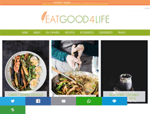 Tablet Screenshot of eatgood4life.com